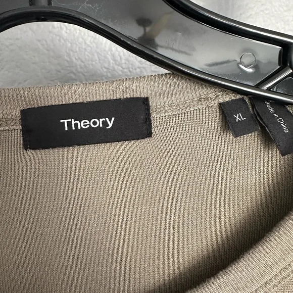 Theory men’s sage green long sleeve shirt, size XL - Picture 4 of 9